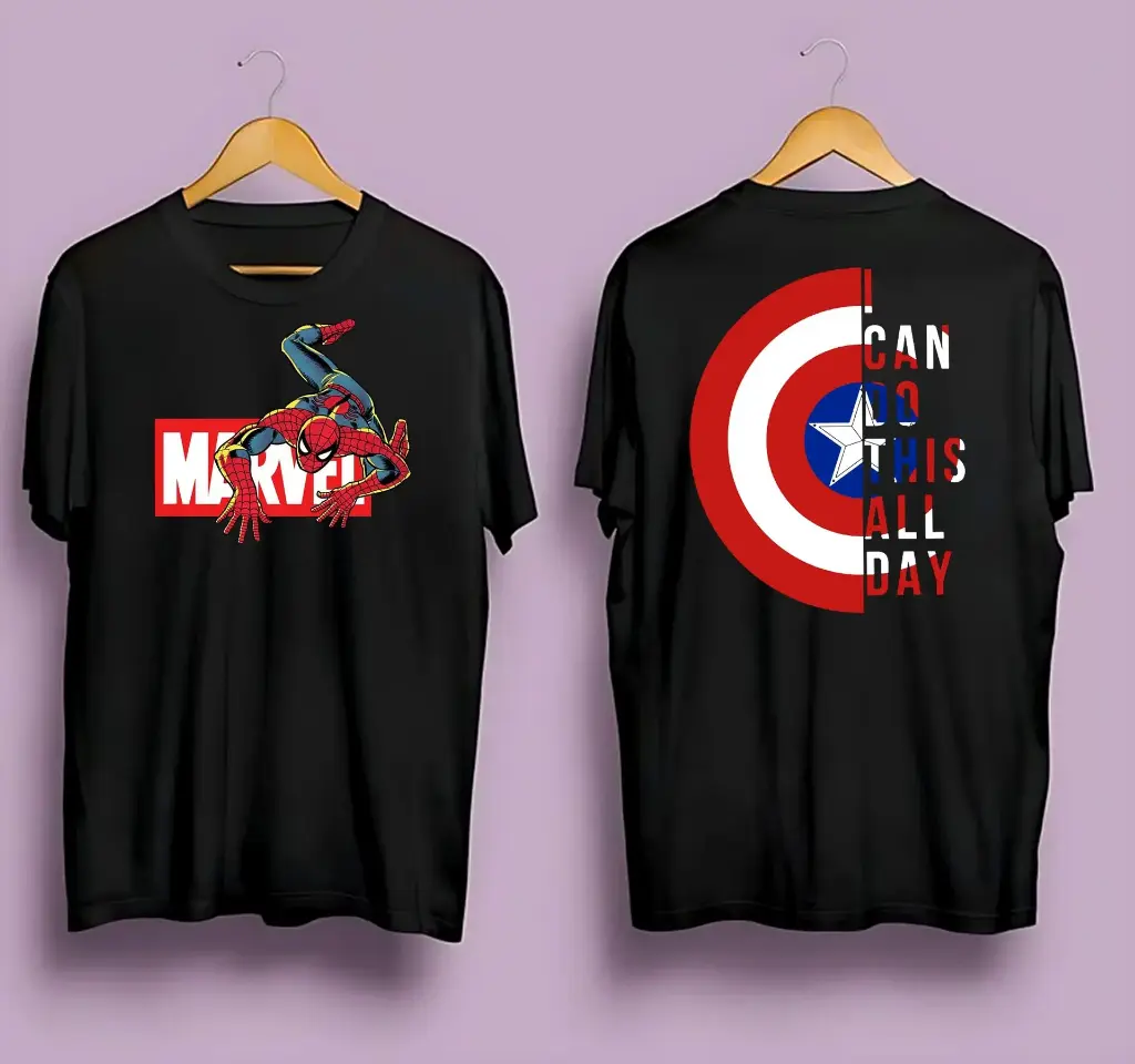 Marvel Theme printed T shirt